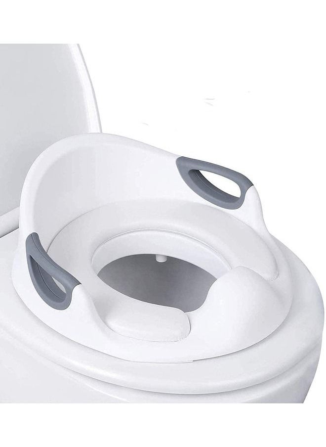 Arabest Potty Training Toilet Seat for Kids Toddlers Boys Girls Toilet Trainer Ring with Handle with Backrest  - Image 1