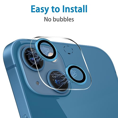 Dengduoduo 3 Pack Tempered Glass Camera Lens Protector for iPhone 13 6.1" & iPhone 13 Mini 5.4", Ultra HD, 9H Hardness, Anti-Scratch, Case Friendly, Easy to Install [No Affect on Night Shots] - Image 5