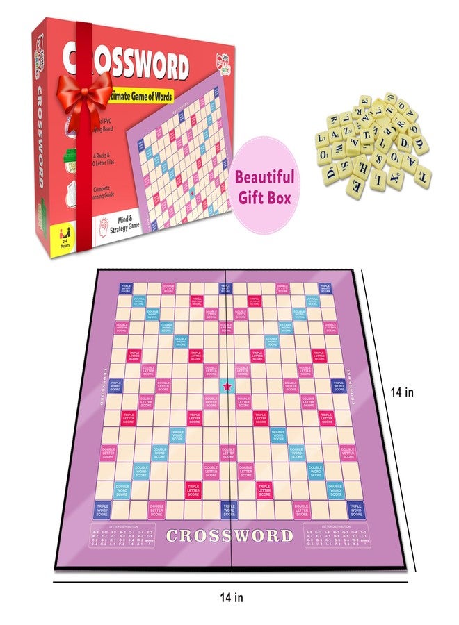 Little Berry Crossword Board Game for Kids & Adults | Ultimate English Word Building Game for All Ages | Multiplayer Educational Vocabulary Builder Game Set | Big Size Learning Word Puzzle Game Toys - Image 5