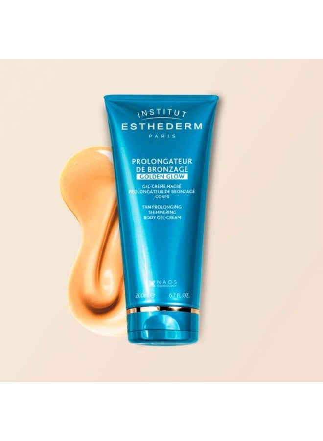 Institut Esthederm Solaire Prolongateur de Bronzage Golden Glow Gel-Cream 200ml - Image 4
