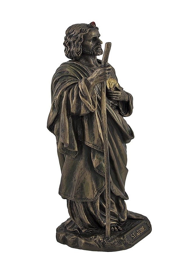 Things2Die4 Bronzed St. Jude Statue 8 in. - Image 2