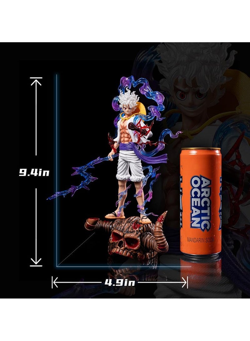 عام تمثال لوفي المتحرك الخامس المصنوع من PVC بقياس 10 إنش، هدية عيد ميلاد. - Image 4