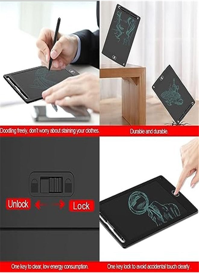 Goolsky - Goolsky [2 Pack] LCD Writing Tablet,TIQUS 8.5 Inch Electronic Writing Board with Memory Lock Button, Environment Friendly Drawing Pad, for Adults, [Black] - Image 1