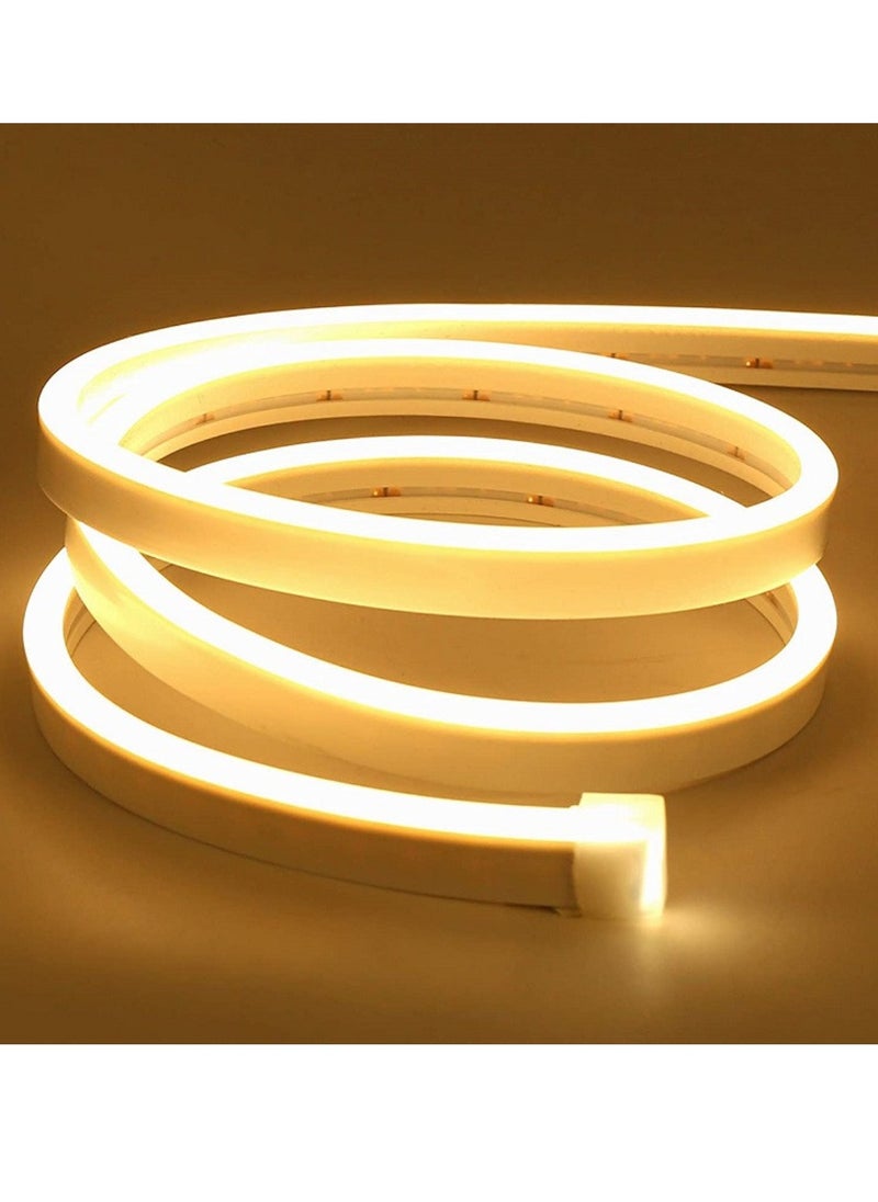 Yuwell Premium Quality LED Neon Strip Light Waterproof For Home Lighting Kitchen Bed Outdoor Flexible Decoration Warm White 5 Meter  - Image 2