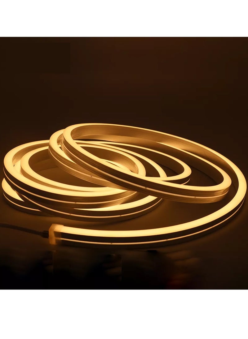 Yuwell Premium Quality LED Neon Strip Light Waterproof For Home Lighting Kitchen Bed Outdoor Flexible Decoration Warm White 5 Meter  - Image 3