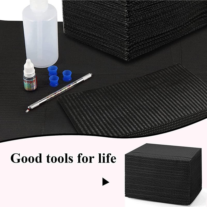 Excefore Efficiency boosted construction Disposable Nail Art Table Towels 40Pcs, Disposable Dental Bibs Sheets Cloths, Waterproof Table Covers Clean Pad, 13" x 18" Dental Bibs, Dental Napkins for Pets Tray Covers Repeated use resistant selected material - Image 4