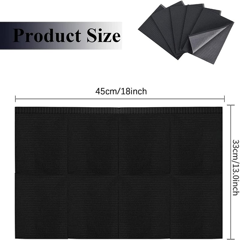 Excefore Efficiency boosted construction Disposable Nail Art Table Towels 40Pcs, Disposable Dental Bibs Sheets Cloths, Waterproof Table Covers Clean Pad, 13" x 18" Dental Bibs, Dental Napkins for Pets Tray Covers Repeated use resistant selected material - Image 3