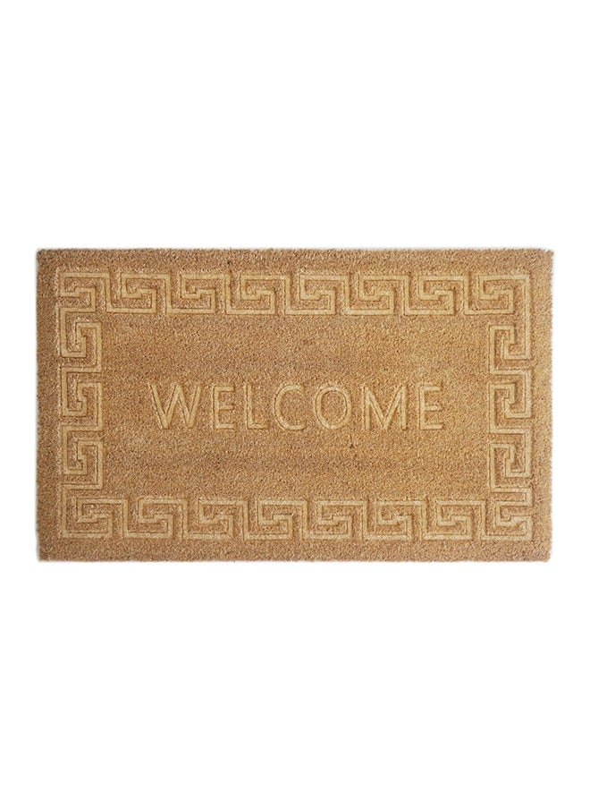 Orchid Orchid Welcome Pressed Coir Doormat 45x75cm  - Image 1