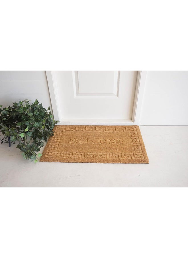 Orchid Orchid Welcome Pressed Coir Doormat 45x75cm  - Image 2