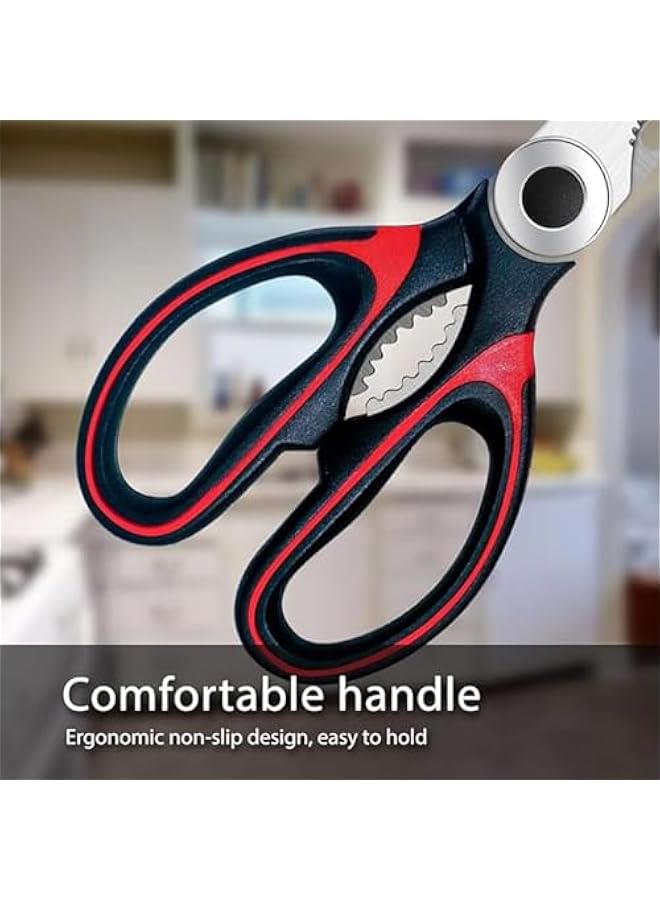 2 Stainless Steel ScissorsHeavy Duty Kitchen ScissorsKitchen  Cooking ShearsMultiPurpose Cooking Scissors for Meat Chicken Poultry FishVegetables - Image 4
