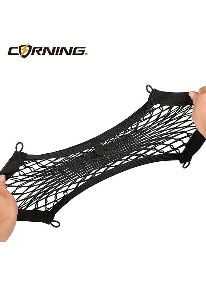 Heavy Duty Truck Bed Cargo Organizer 11 42inch Black Mesh Sturdy Frame Easy Install - Image 5