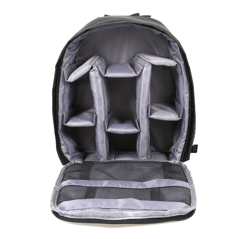 Alyashmac Outdoor Small DSLR Camera Backpack Grey/Black - Image 5