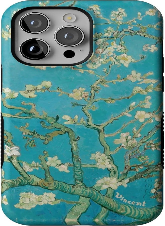 Casely جراب Casely لهاتف iPhone 14 Pro Max | فان جوخ | نقش زهور اللوز | تصميم جريء وواقي | متوافق مع MagSafe - Image 1