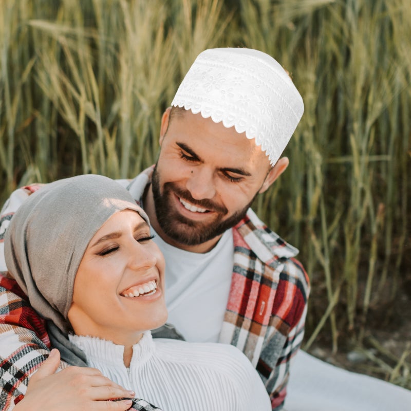 2pcs Muslim Prayer Hats Embroidered Male Hats Muslim Worship Hats Eid Mubarak Hats - Image 4