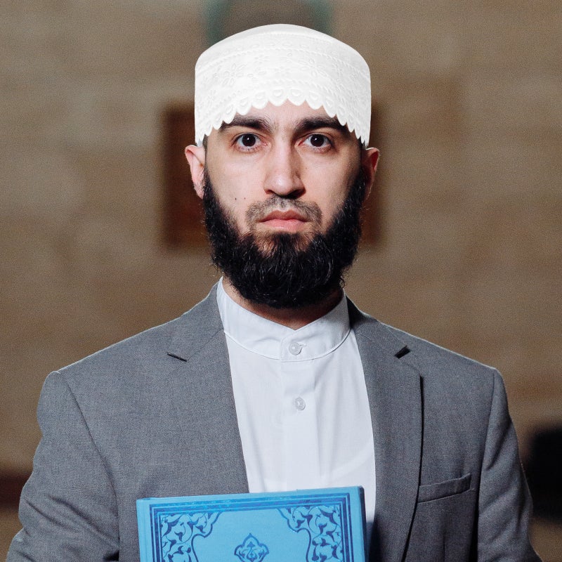 2pcs Muslim Prayer Hats Embroidered Male Hats Muslim Worship Hats Eid Mubarak Hats - Image 2