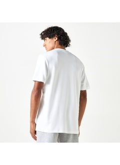 Kappa Kappa Logo Print Crew Neck Regular Fit T-shirt with Short Sleeves  - Image 4