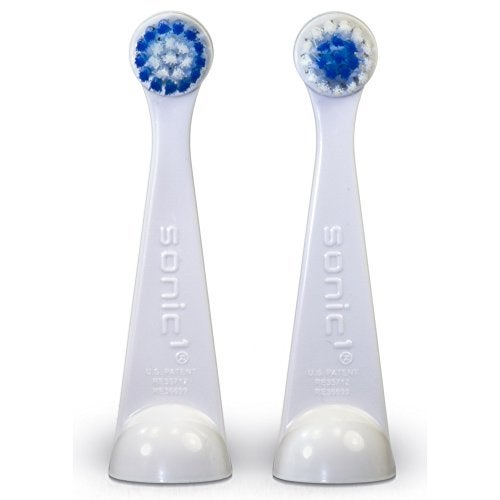 Cybersonic 3 Compact Replacement Brush Heads, 8 Pack, Compatible With All Cybersonic Electric Toothbrushes - Image 2