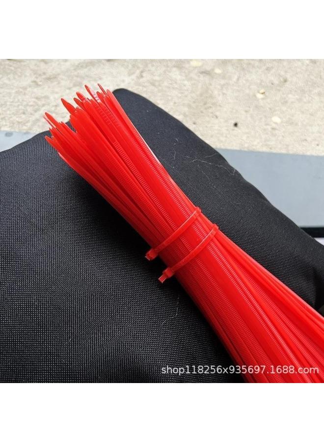 Bluejw Red Cable Tie Self-locking Plastic Cable Tie Nylon Cable Tie Color 3*100 4*200mm Wedding Cable Tie - Image 3