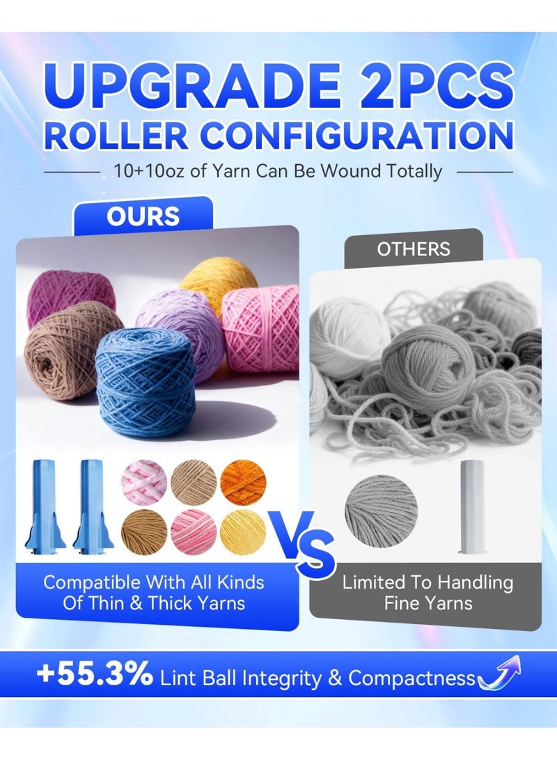 Electric Yarn Winder Wool Yarn Ball Winder Compact Automatic for Crocheting Super Strong Tension, Ideal for Home and Studio - Image 4