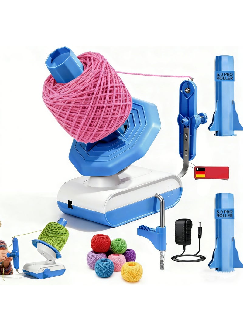 Electric Yarn Winder Wool Yarn Ball Winder Compact Automatic for Crocheting Super Strong Tension, Ideal for Home and Studio - Image 1