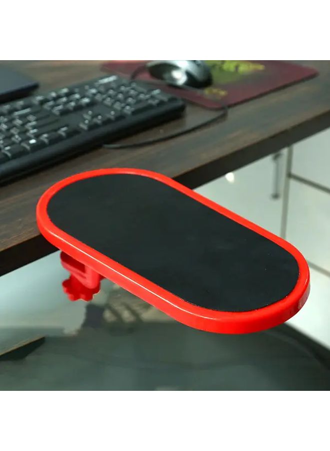 Black Heavy Duty Desk Extender with Ergonomic Armrest Wrist Support and Adjustable Tray - Image 4