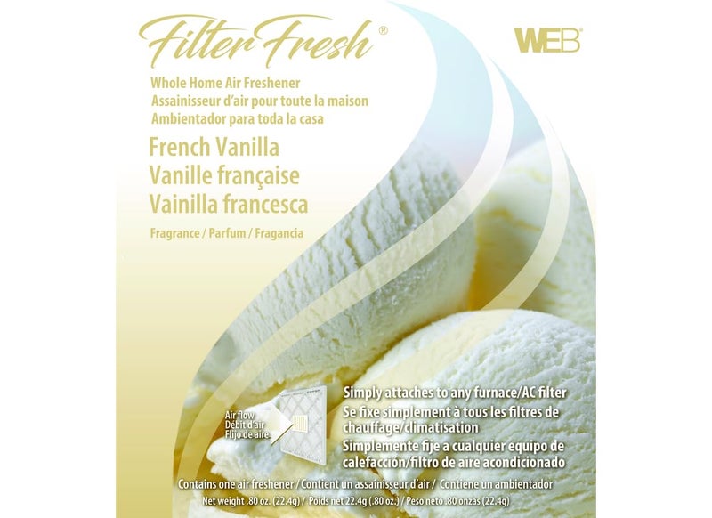 WEB FilterFresh Whole Home French Vanilla Air Freshener 0.8 Ounce (Pack of 1) - Image 4