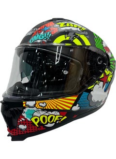 sway Helmet Sw 865 Boom Black Callorful Sunglasses  - Image 1