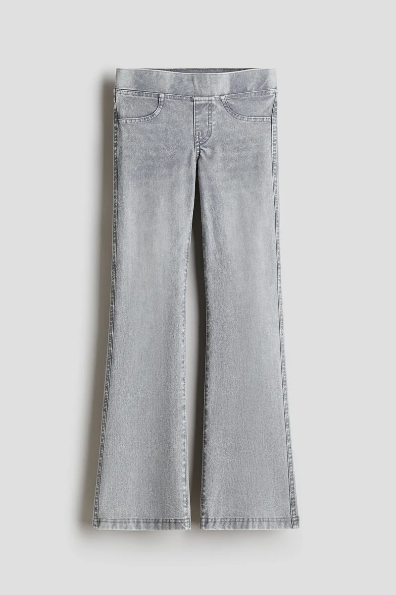 H&M Denim-look flared jeggings