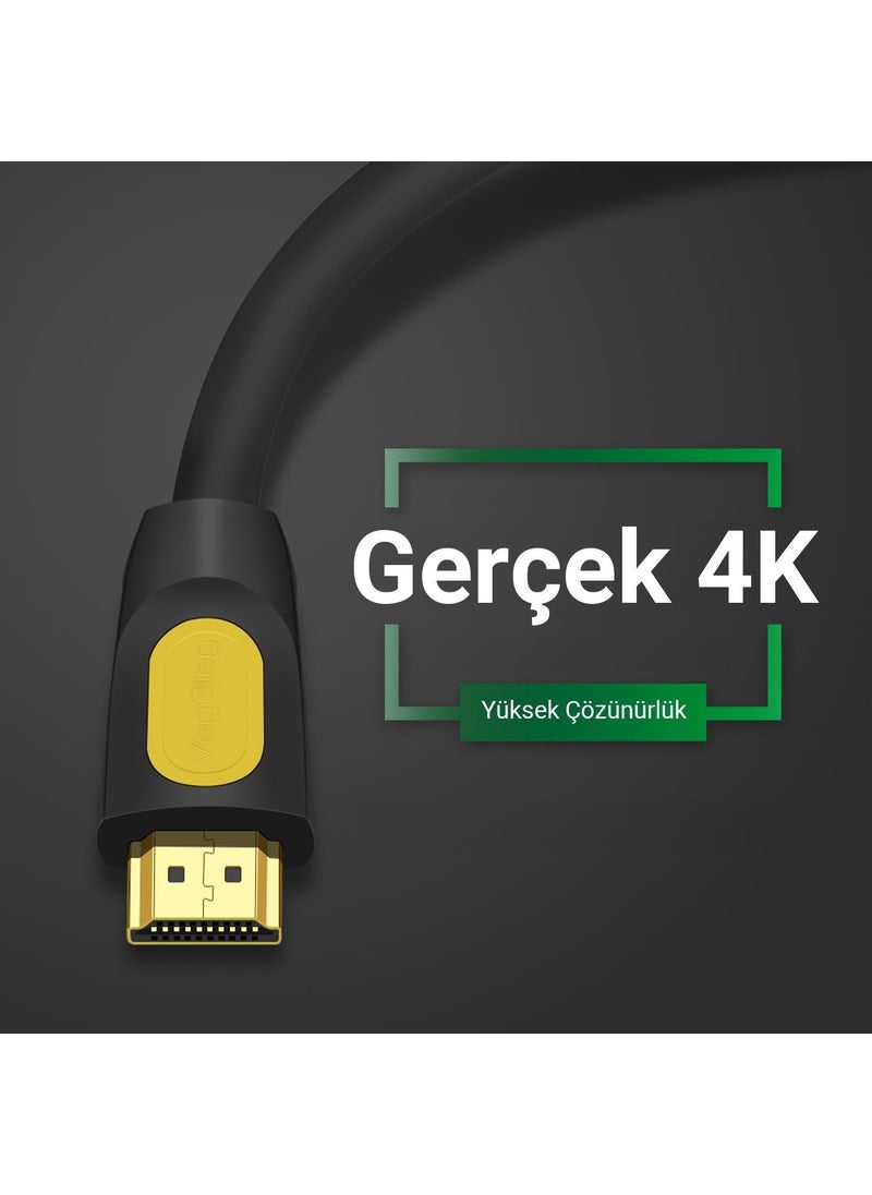 veggıeg VegGieg 4K 30Hz 18GBPS HDR Arc HDCP Supported HDMI 2.0 Cable 15 Meters  - Image 2