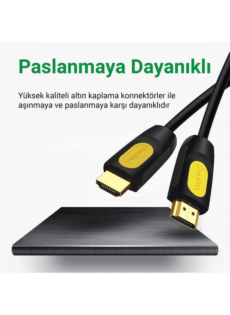 veggıeg VegGieg 4K 30Hz 18GBPS HDR Arc HDCP Supported HDMI 2.0 Cable 15 Meters  - Image 5