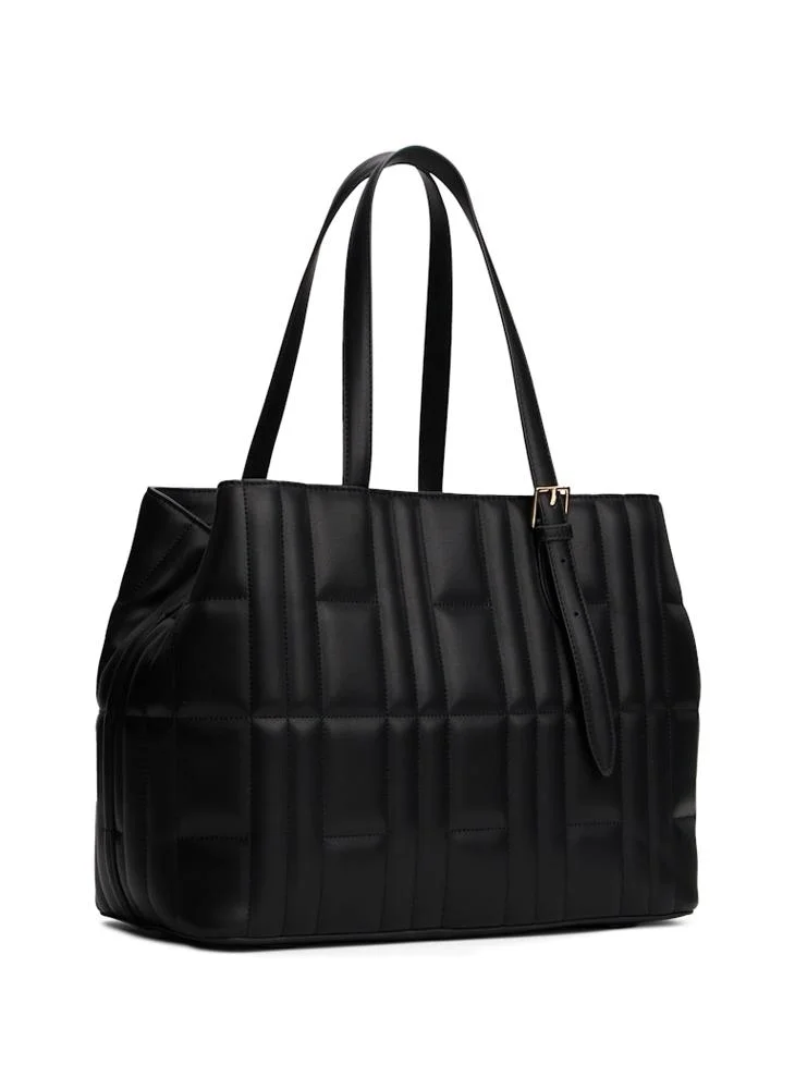 TOMMY HILFIGER Logo Detailed Zip Through Tote