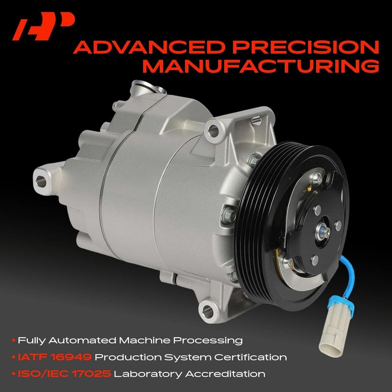 A-Premium Air Conditioner AC Compressor with Clutch for Chevrolet Cruze 2010-2011 1.8L - Image 3