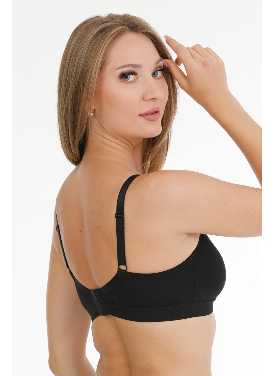 Par Lingerie Nursing Bra Lace Cupless Black  - Image 4