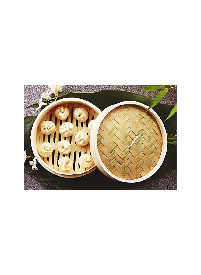 PROMASS بخار من الخيزران بطبقتين مع غطاء - 8 إنش - Image 4