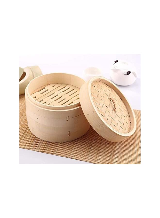 PROMASS بخار من الخيزران بطبقتين مع غطاء - 8 إنش - Image 2