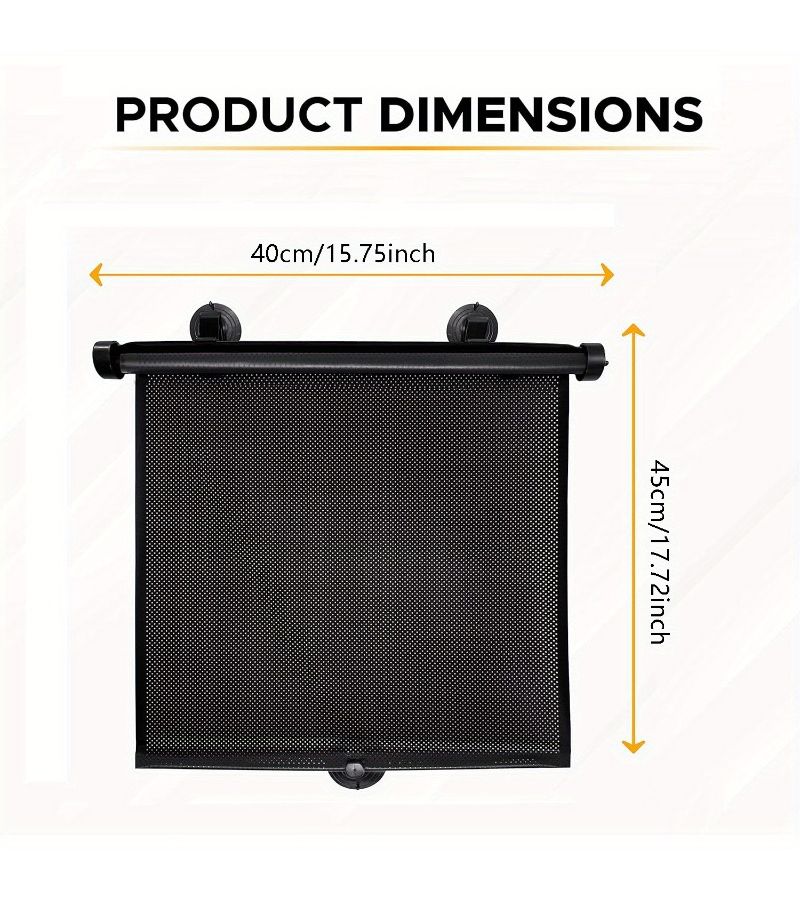 1pc One Piece Telescopic Car Sunshade UV Protection Glare Reducing Window Shade For Sedans SUVs - Image 5