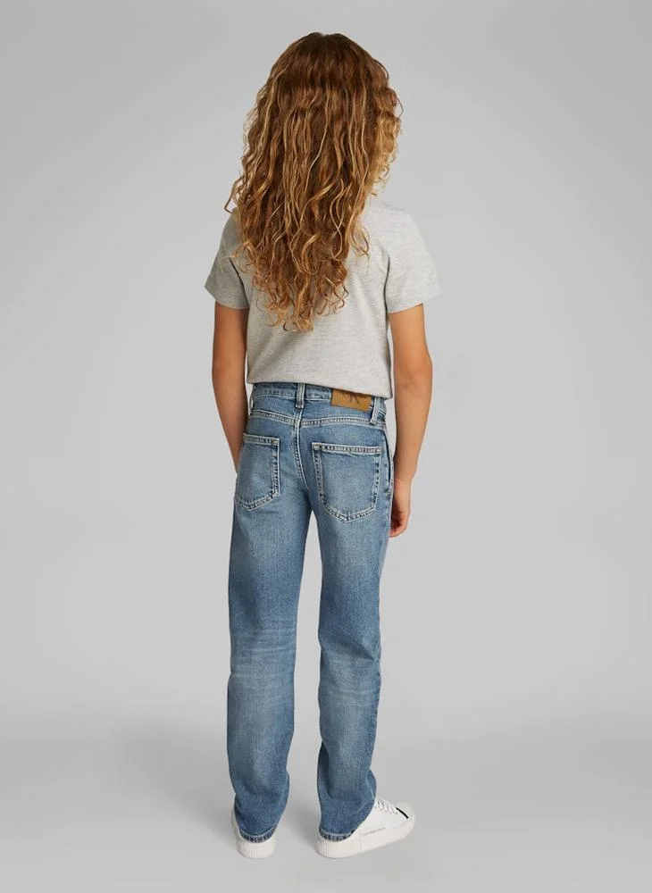 كالفن كلاين جينز Youth Straight Fit Jeans