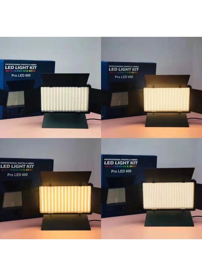 general Photography Outdoor Pro Led U600 With Battery Photography Fill Light Photography Live Photography Flat Panel Light-Light Source Color:LED 600RGB - Image 3