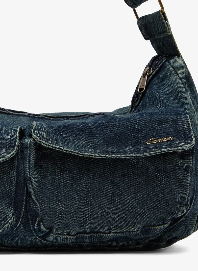 جينجر حقيبة كتف من الدنيم