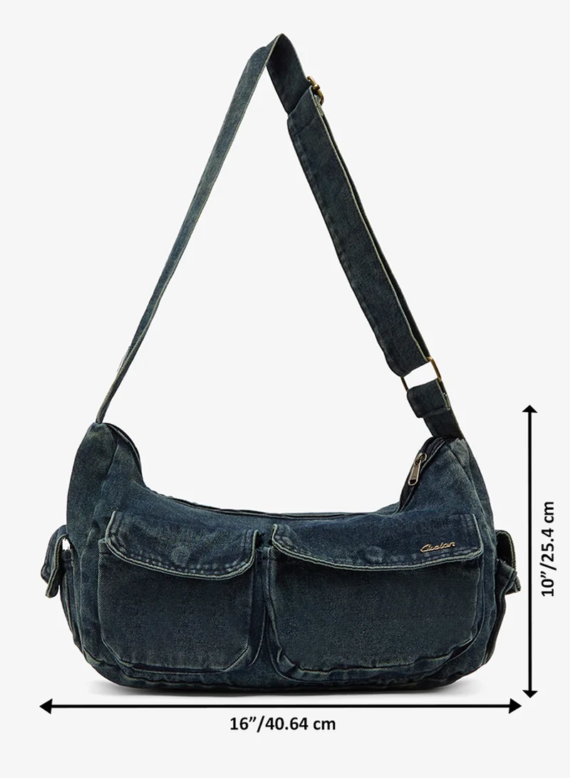 جينجر حقيبة كتف من الدنيم