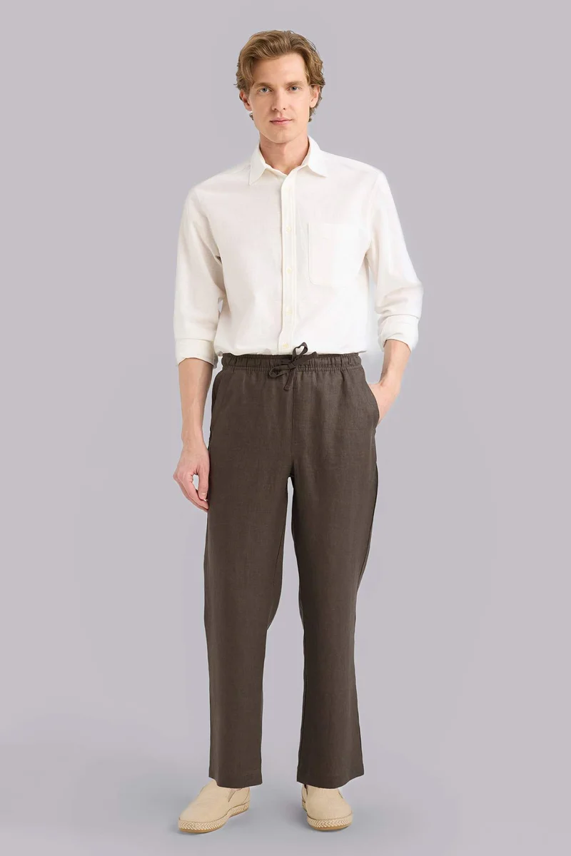 ديفاكتو Linen Trousers