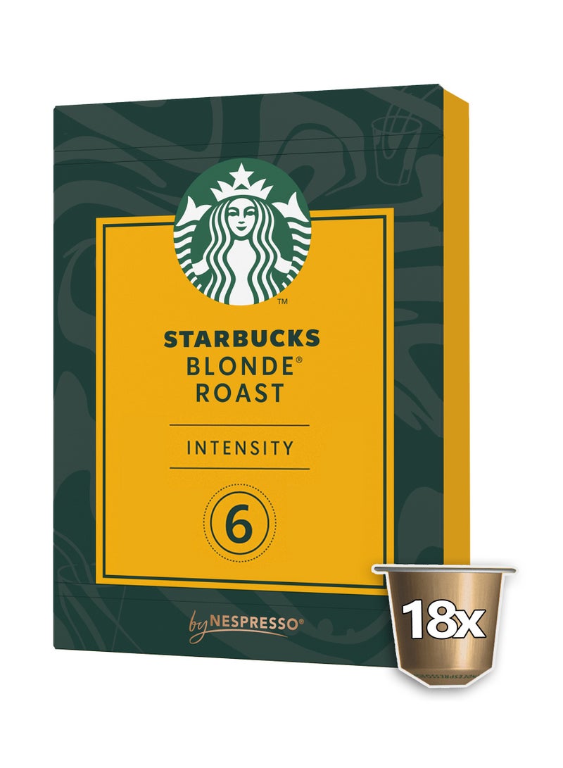 Starbucks Blonde Roast By Nespresso 18 Capsules (94g) - Image 1