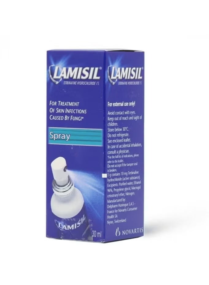 Lamisil spray for treating fungal infections - 30 ml