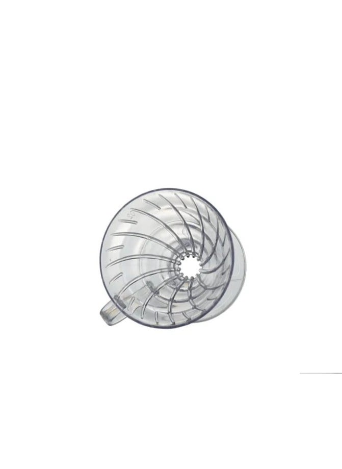 Generic Liying V-02 Acrylic Coffee Dripper, 1-4 Cups, Pour Over Coffee Maker, Reusable Coffee Filter Cup, Slow Brewing Accessories for Home, Cafe, Restaurants  - Image 2