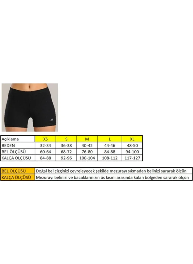 Emre Spor ts Tights Women's Volleyball Mini Tights Black