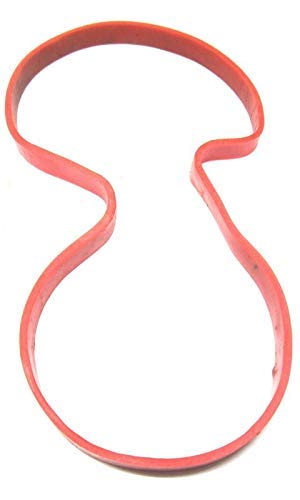 IMPRINT Brand Natural 8 Inches Long Red 10 MM Wide Red Color Rubberbands, Big, Large, Heavy Duty and Thick and Extra Strong Rubber Bands Pack of 10 - Image 1