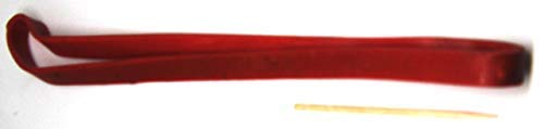 IMPRINT Brand Natural 8 Inches Long Red 10 MM Wide Red Color Rubberbands, Big, Large, Heavy Duty and Thick and Extra Strong Rubber Bands Pack of 10 - Image 2