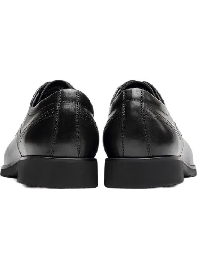 Satchi Men'S Shoes, Simple Business Leather Shoes, Formal Leather Shoes For Men, Wedding Shoes, 402082057Z, Black, Size 41 - Image 1
