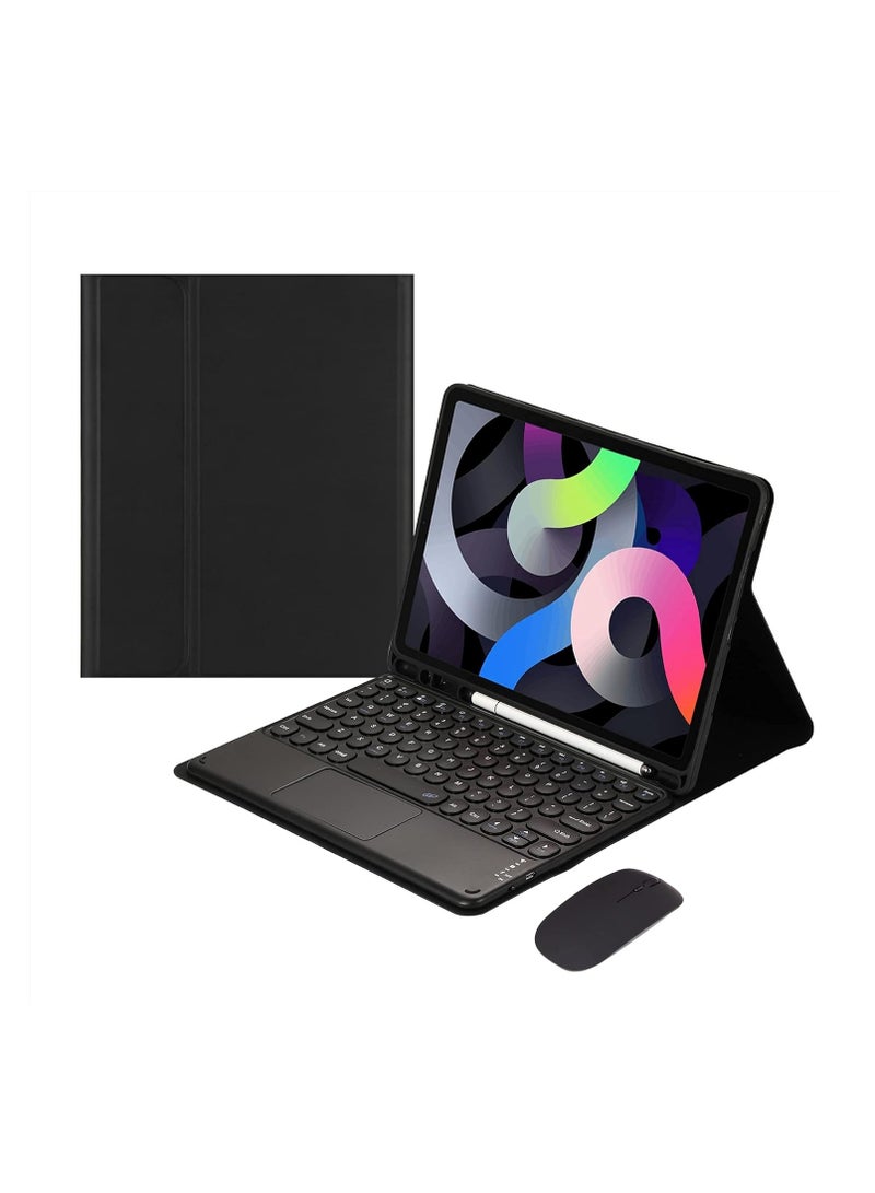 Aookay [3 in 1] Arabic and English Keyboard Case for iPad Pro 13 (2024) with Bluetooth Mouse, Stand Case with Pen Holder, Lightweight Magnetic Case, Detachable Touch Keyboard [Pen Not Included]  - Image 1
