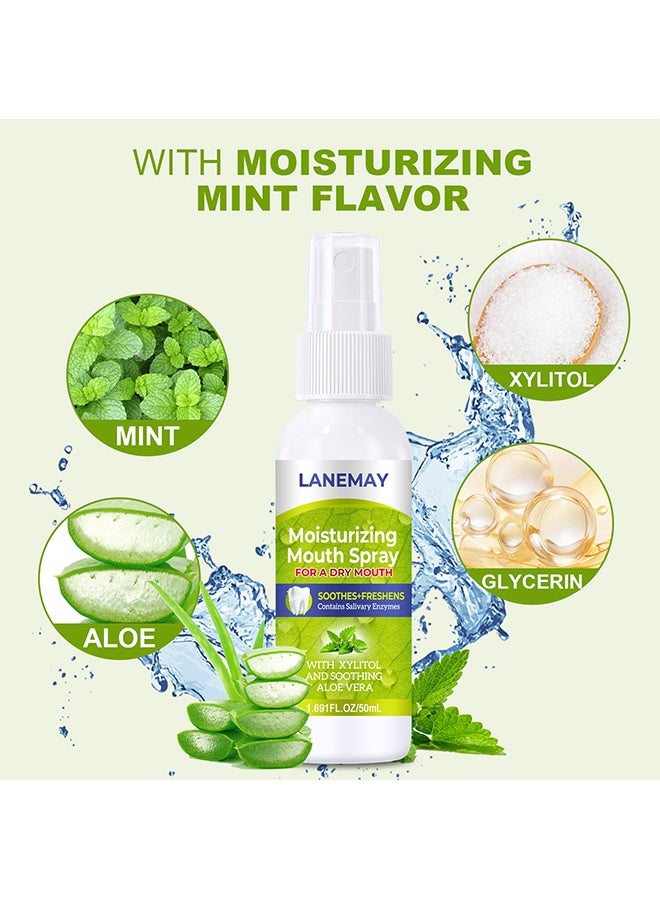 LANEMAY Herbal Oral Fresh Spray – Mint Essence Breath Freshener, Relieve Dry Mouth & Deep Moisturizing Oral Care - Image 5